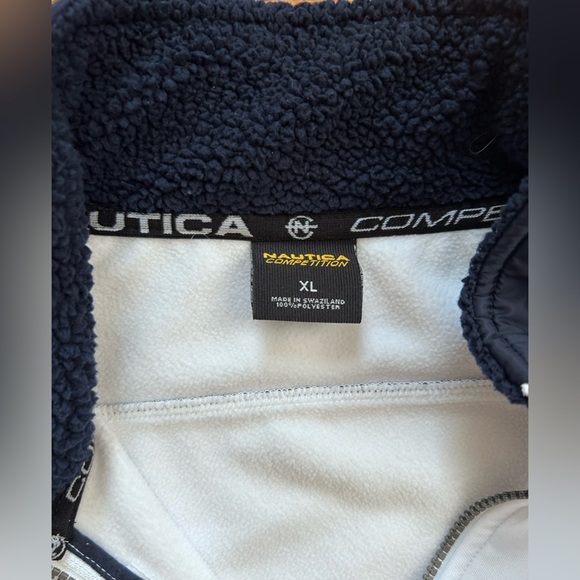 Nautica Men’s White Quarter Zip Pullover - Size XL - Picture 4 of 8